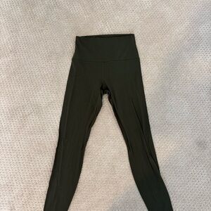 Lululemon Athletica army green Leggings